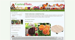 Desktop Screenshot of gartenflora-shop.de