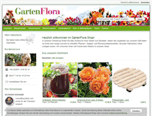 Tablet Screenshot of gartenflora-shop.de